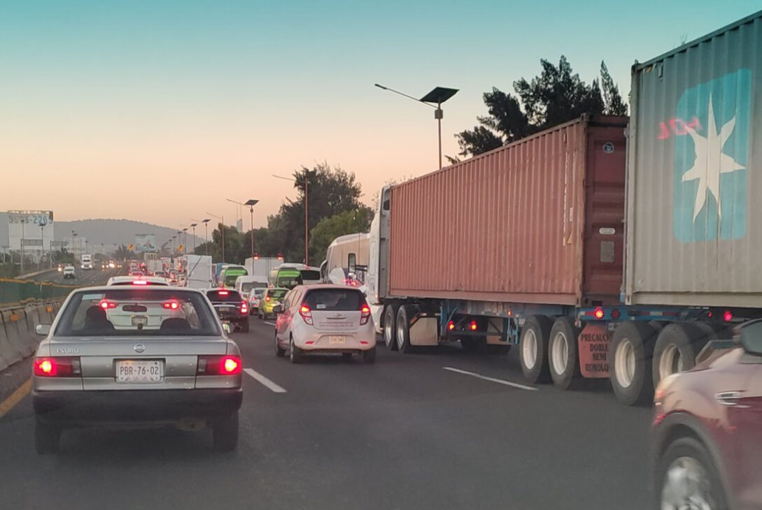 Bloqueo en la México-Pachuca: Autopista es liberada